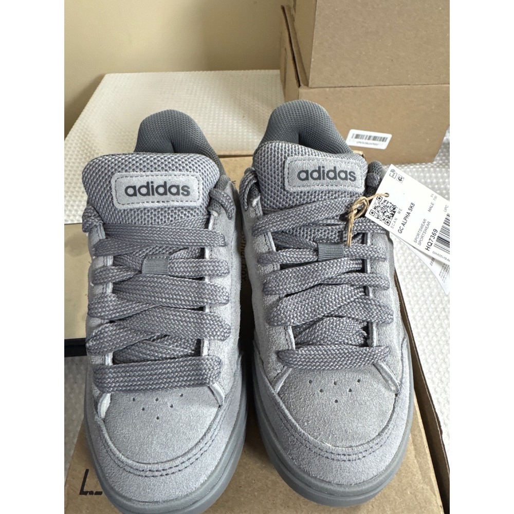 Adidas Sneakers Mens 6 GC Alpha SK8 Grey HQ7369 NWOB